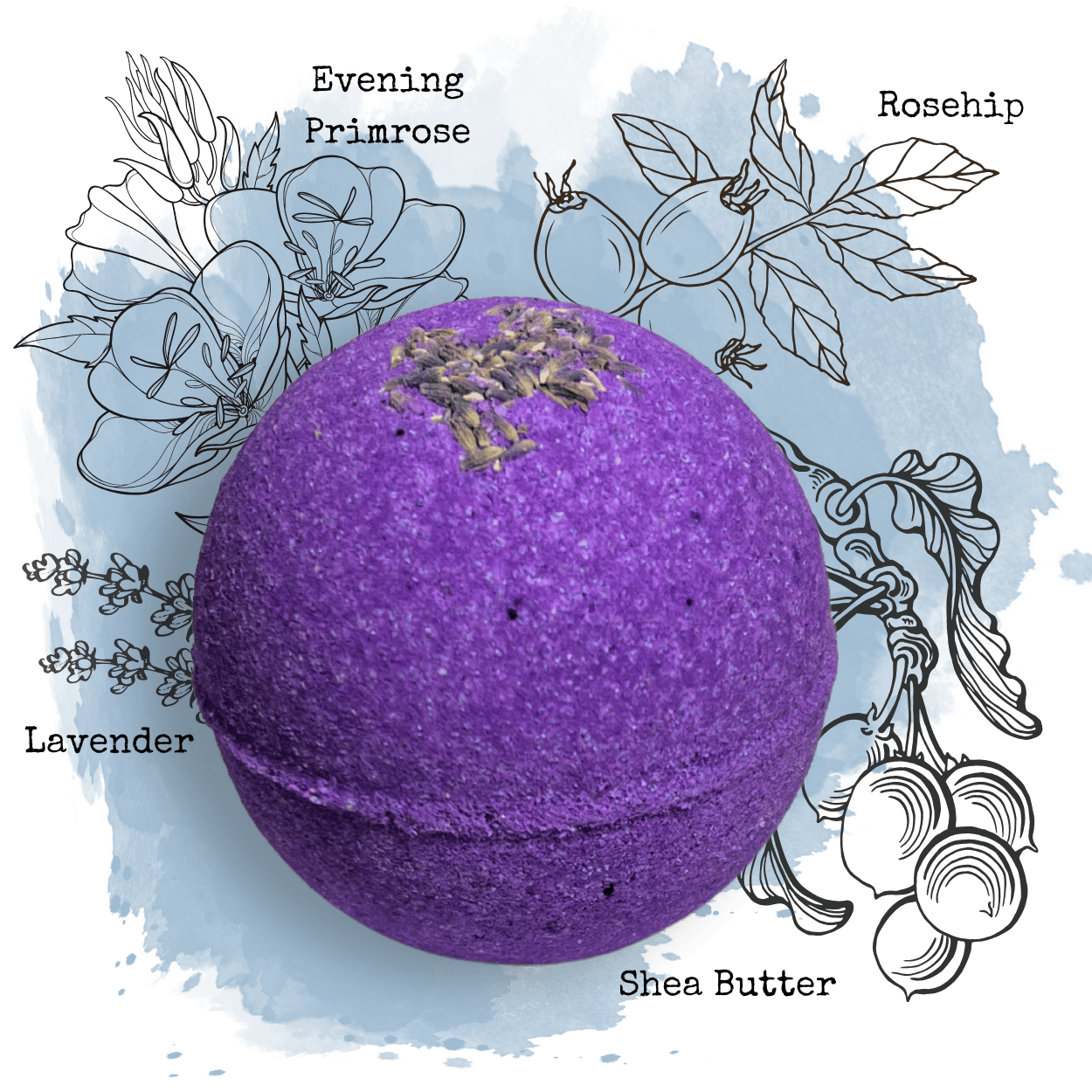 Lavender Calming Bath Bomb