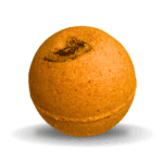 orange cbd bath bomb