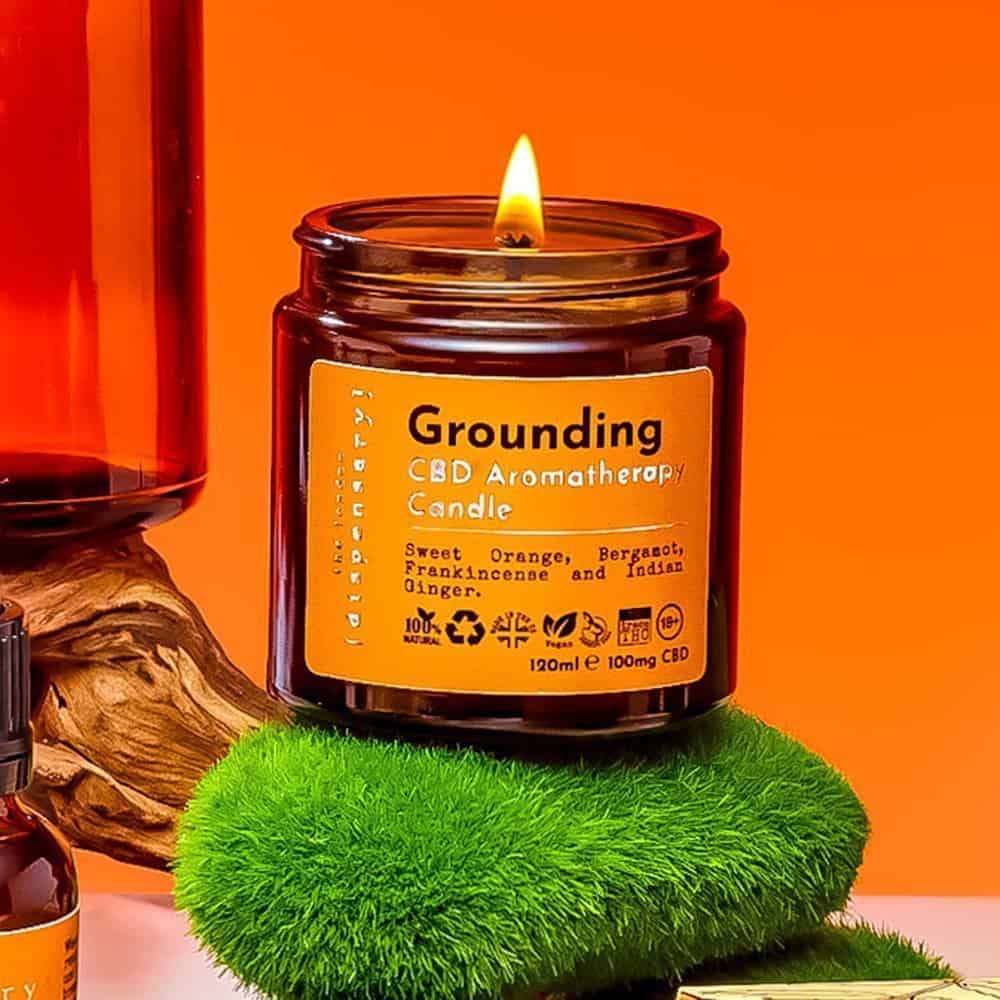 Grounding candle
