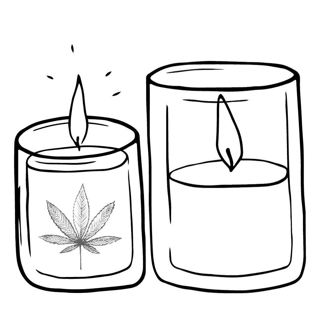 Hemp candles and CBD candle benefits