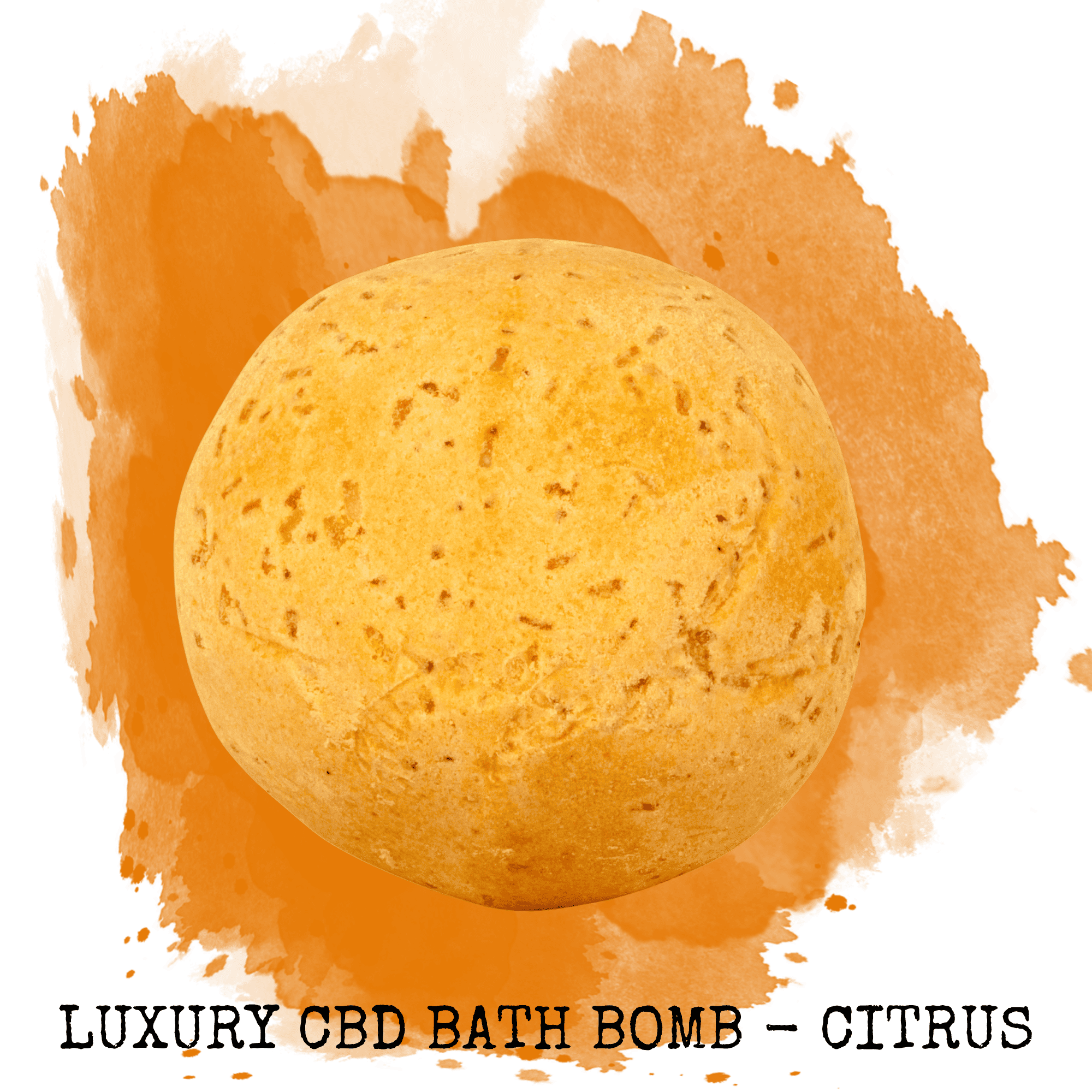 CBD bath bomb UK Citrus