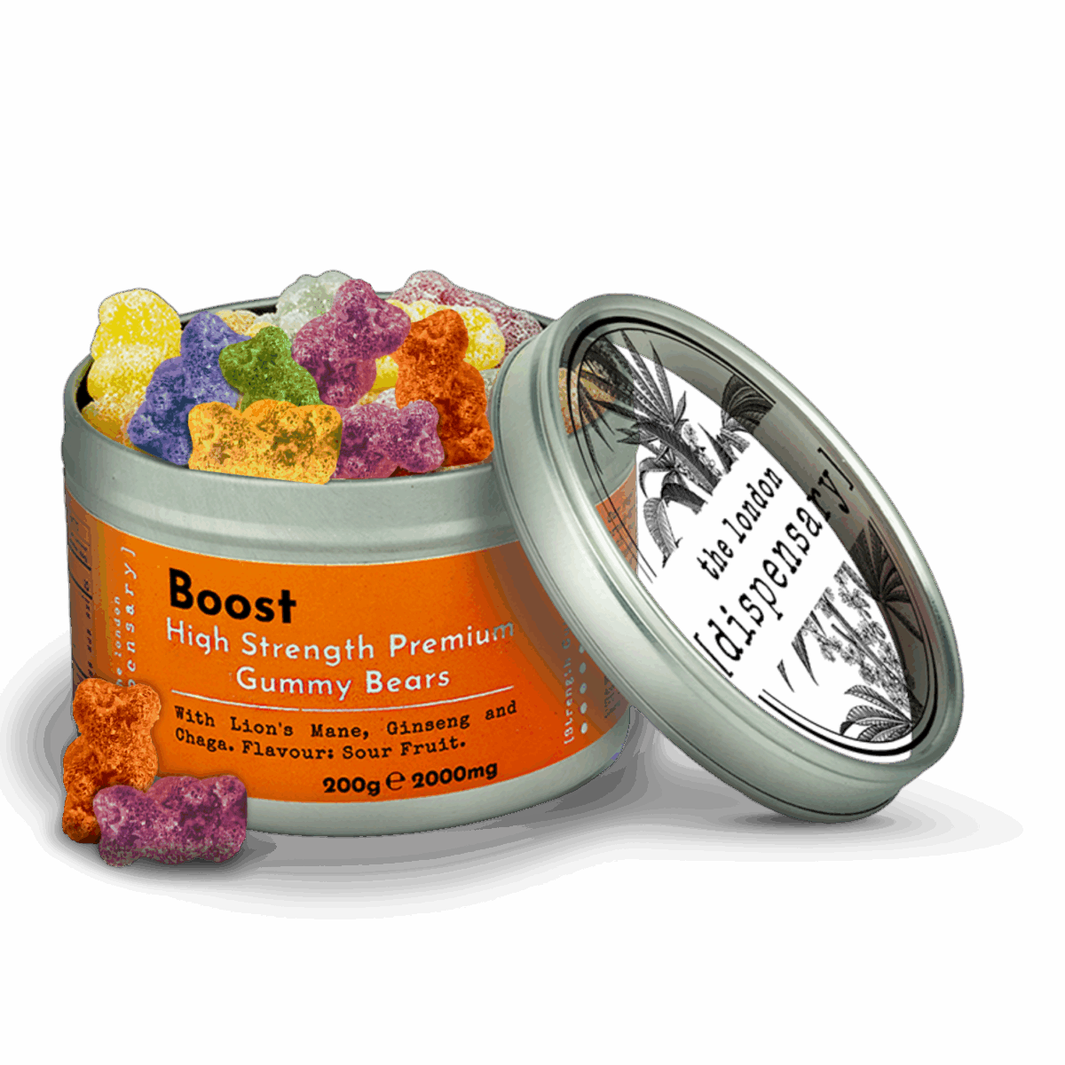 cbd gummies high strength lions mane, ginseng, and chaga