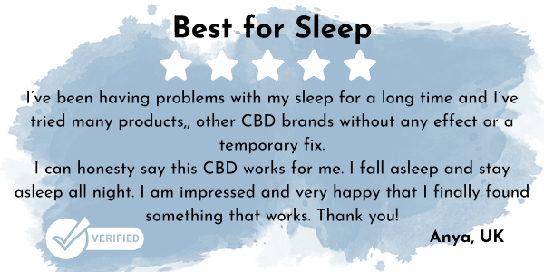 CBD oil for sleep reviews
