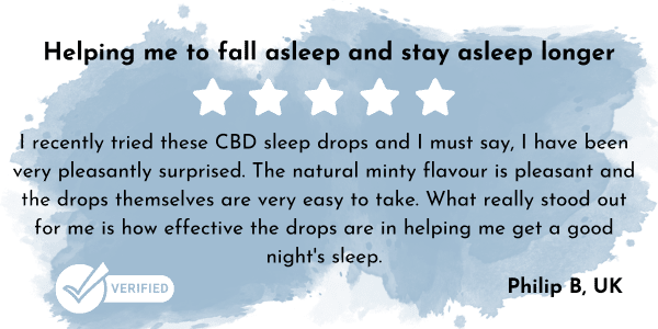 CBD oil for sleep reviews